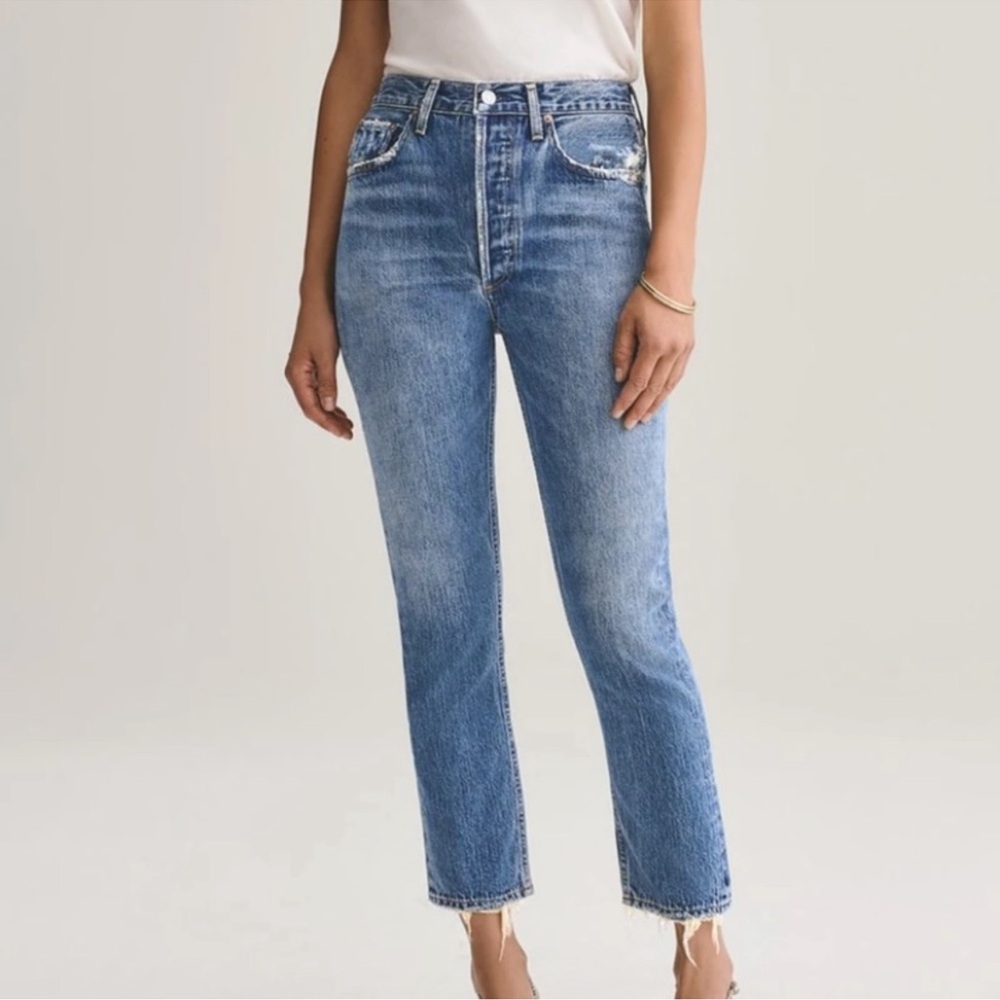 Agolde Riley High Rise Jeans Size 25